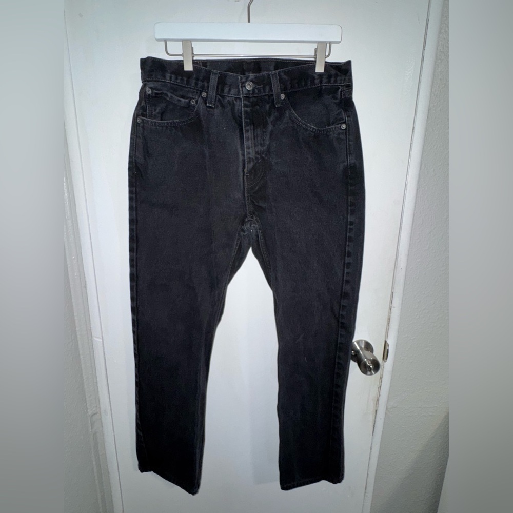 Levi's Men's Straight Black Jeans